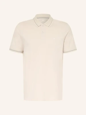 Fynch-Hatton Koszulka Polo Z Pikowanym Wzorem beige