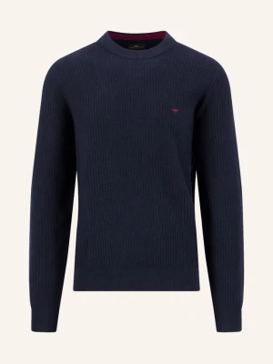Fynch-Hatton Sweter blau GRANATOWY