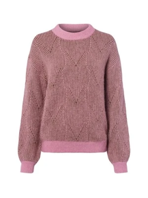 Fynch-Hatton Sweter damski z dzianiny z zawartością alpaki Kobiety biały|beżowy wzorzysty,