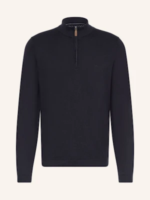 Fynch-Hatton Sweter Typu Troyer blau