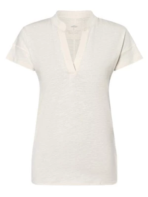 Fynch-Hatton T-shirt damski Kobiety Bawełna biały jednolity,