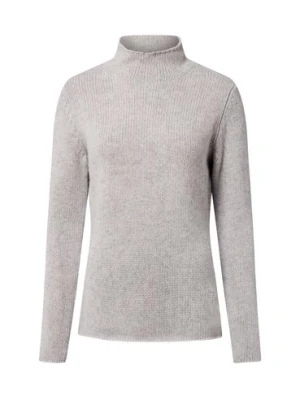 Fynch-Hatton Wełniany sweter damski Kobiety Wełna szary marmurkowy,