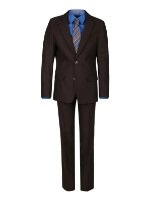 G.O.L.® FINEST COLLECTION Garnitur - Slim fit - w kolorze brązowym rozmiar: 170