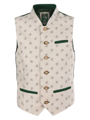 G.O.L.® FINEST COLLECTION Lniana kamizelka w kolorze beżowo-ciemnozielonym rozmiar: 92