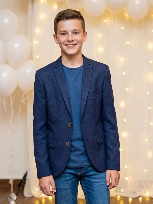 G.O.L.® FINEST COLLECTION Marynarka - Slim fit - w kolorze granatowym rozmiar: 170