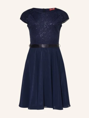 G.O.L. Finest Collection Sukienka Koktajlowa Z Cekinami blau