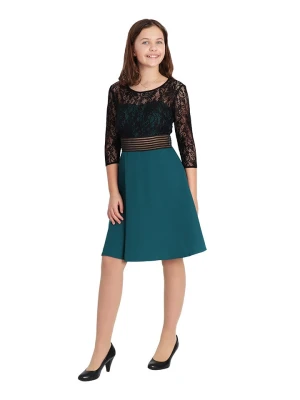 G.O.L.® FINEST COLLECTION Sukienka w kolorze czarno-turkusowym rozmiar: 176