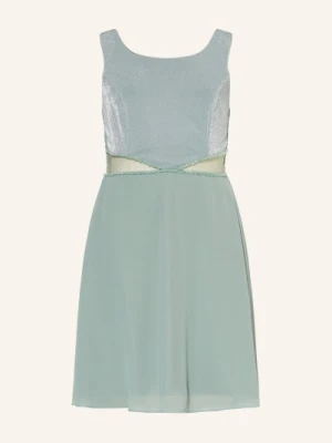 G.O.L. Finest Collection Sukienka Z Błyszczącą Przędzą I Wycięciami gruen