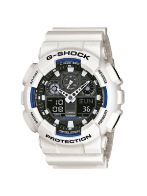 G-Shock Zegarek GA-100B-7AER Biały