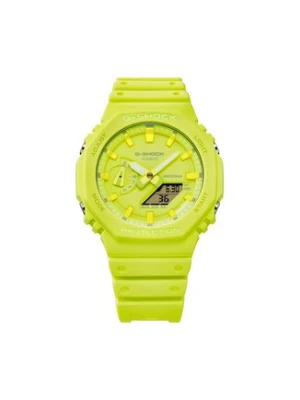 G-Shock Zegarek GA-2100-9A9ER Żółty