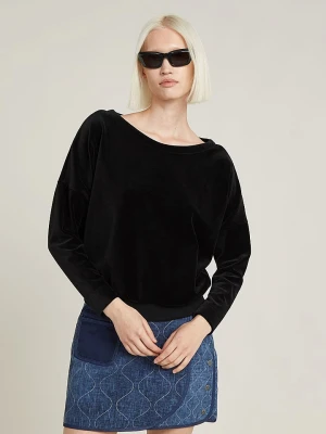 G-Star Aksamitna bluzka w kolorze czarnym rozmiar: XL
