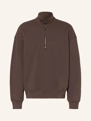 G-Star Bluza Dresowa Typu Troyer braun