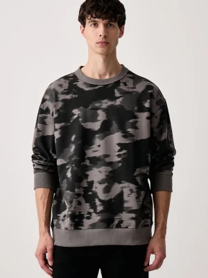 G-Star bluza męska bawełniana Motion camo r szary