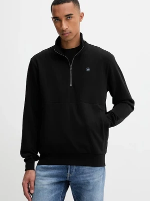 G-Star bluza męska kolor czarny gładka D26305.D566