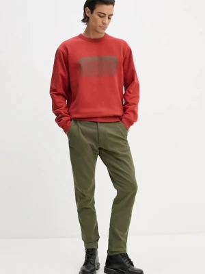 G-Star bluza męska kolor czerwony z aplikacją D25099-D733