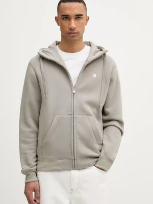 G-Star bluza rozpinana z kapturem męska z bawełną Premium core