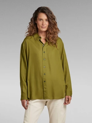 G-Star Bluzka koszulowa w kolorze khaki rozmiar: L