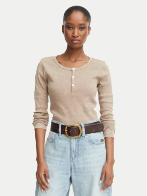 G-Star Bluzka Vintage D29966-E800 Beżowy ciemny Slim Fit
