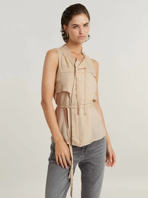 G-Star Bluzka w kolorze beżowym rozmiar: XS