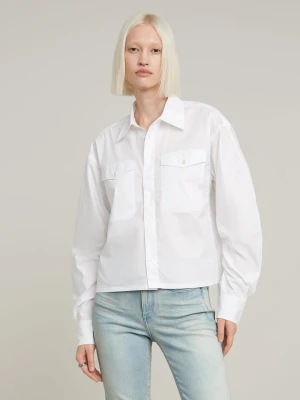 G-Star Bluzka w kolorze białym rozmiar: S