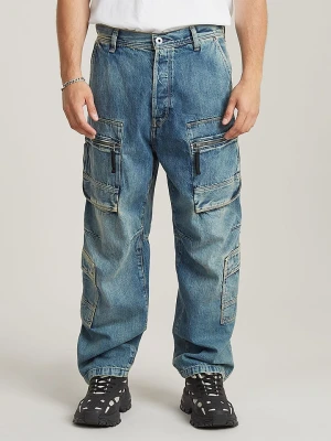 G-Star Bojówki dżinsowe - Relaxed fit - w kolorze niebieskim rozmiar: W29/L34