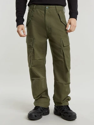 G-Star Bojówki - Regular fit - w kolorze khaki rozmiar: W32/L34