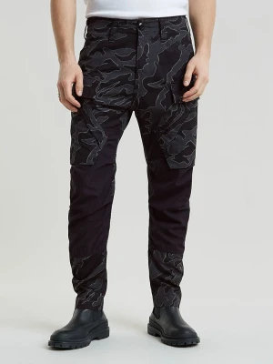 G-Star Bojówki - Tapered fit - w kolorze antracytowo-czarnym rozmiar: W33/L32