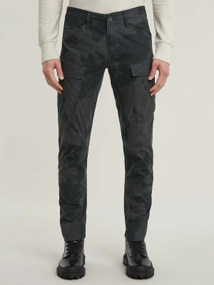 G-Star Bojówki - Tapered fit - w kolorze antracytowym rozmiar: W32/L32