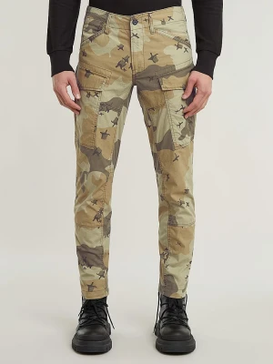 G-Star Bojówki - Tapered fit - w kolorze oliwkowo-beżowym rozmiar: W40/L34