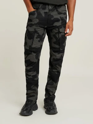 G-Star Bojówki - Tapered fit - w kolorze szaro-czarnym rozmiar: W34/L34