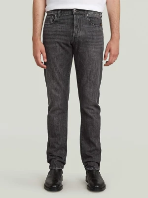 G-Star Dżinsy "3301" - Regular fit - w kolorze antracytowym rozmiar: W33/L32