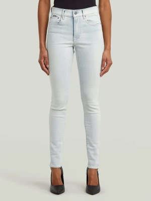 G-Star Dżinsy "3301" - Skinny fit - w kolorze błękitnym rozmiar: W30/L30