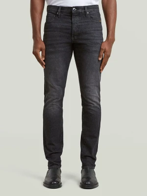 G-Star Dżinsy "3301" - Slim fit - w kolorze antracytowym rozmiar: W32/L32