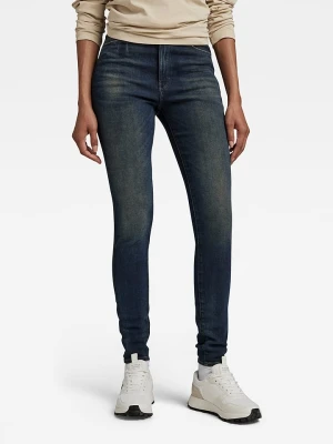 G-Star Dżinsy "Kafey" - Skinny fit - w kolorze granatowym rozmiar: W27/L30