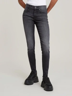 G-Star Dżinsy "Lhana" - Skinny fit - w kolorze antracytowym rozmiar: W26 / L32