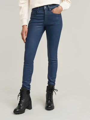 G-Star Dżinsy "Lhana" - Skinny fit - w kolorze niebieskim rozmiar: W25/L30