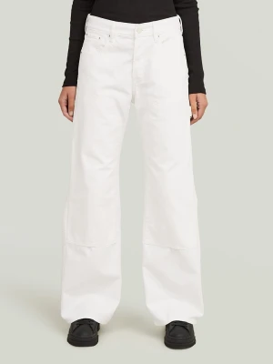 G-Star Dżinsy - Loose fit - w kolorze białym rozmiar: W27/L30