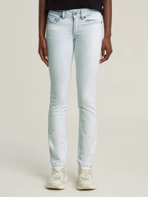 G-Star Dżinsy "Midge" - Slim fit - w kolorze białym rozmiar: W28/L32