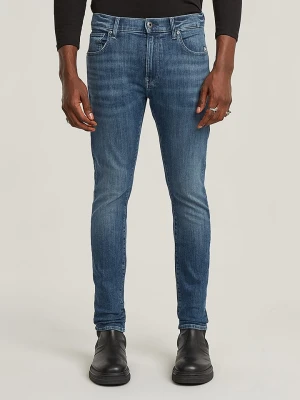 G-Star Dżinsy "Revend" - Skinny fit - w kolorze niebieskim rozmiar: W35/L32