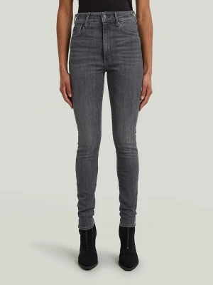 G-Star Dżinsy - Skinny fit - w kolorze antracytowym rozmiar: W30/L30
