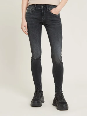 G-Star Dżinsy - Skinny fit - w kolorze antracytowym rozmiar: W25/L30