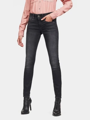 G-Star Dżinsy - Skinny fit - w kolorze antracytowym rozmiar: W31/L34