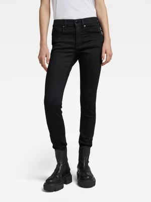 G-Star Dżinsy - Skinny fit - w kolorze czarnym rozmiar: W28/L34
