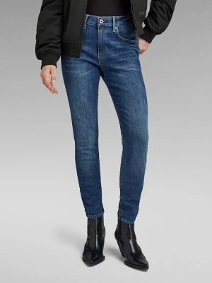 G-Star Dżinsy - Skinny fit - w kolorze niebieskim rozmiar: W28 / L30