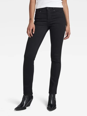 G-Star Dżinsy - Straight fit - w kolorze czarnym rozmiar: W23/L32