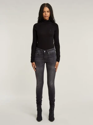 G-Star Dżinsy - Super Skinny fit - w kolorze antracytowym rozmiar: W32 / L34