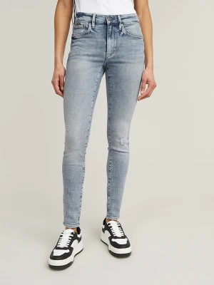 G-Star Dżinsy - Super Skinny fit - w kolorze błękitnym rozmiar: W31/L34