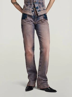 G-Star Dżinsy "Y2K" - Straight Flare fit - w kolorze niebiesko-lawendowym rozmiar: W27
