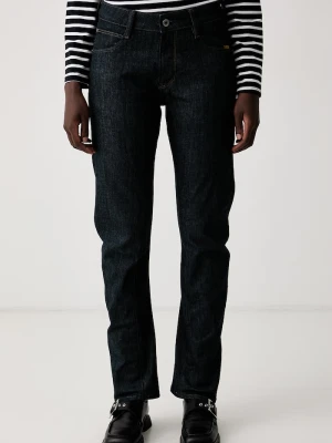 G-Star jeansy slim fit damskie Arc 3D Slim granatowy