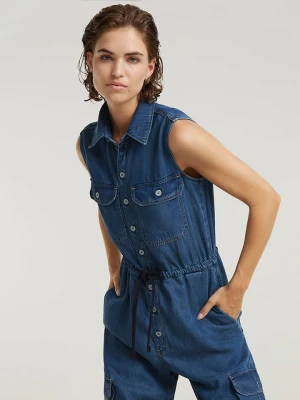 G-Star Kombinezon dżinsowy w kolorze granatowym rozmiar: XL